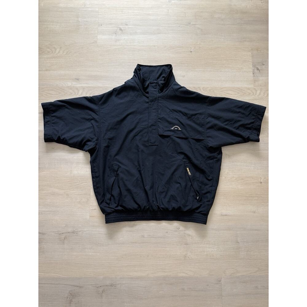 Zero Restriction Pullover Jacket Men’s Large Black GoreTex Golf Windbreaker USA